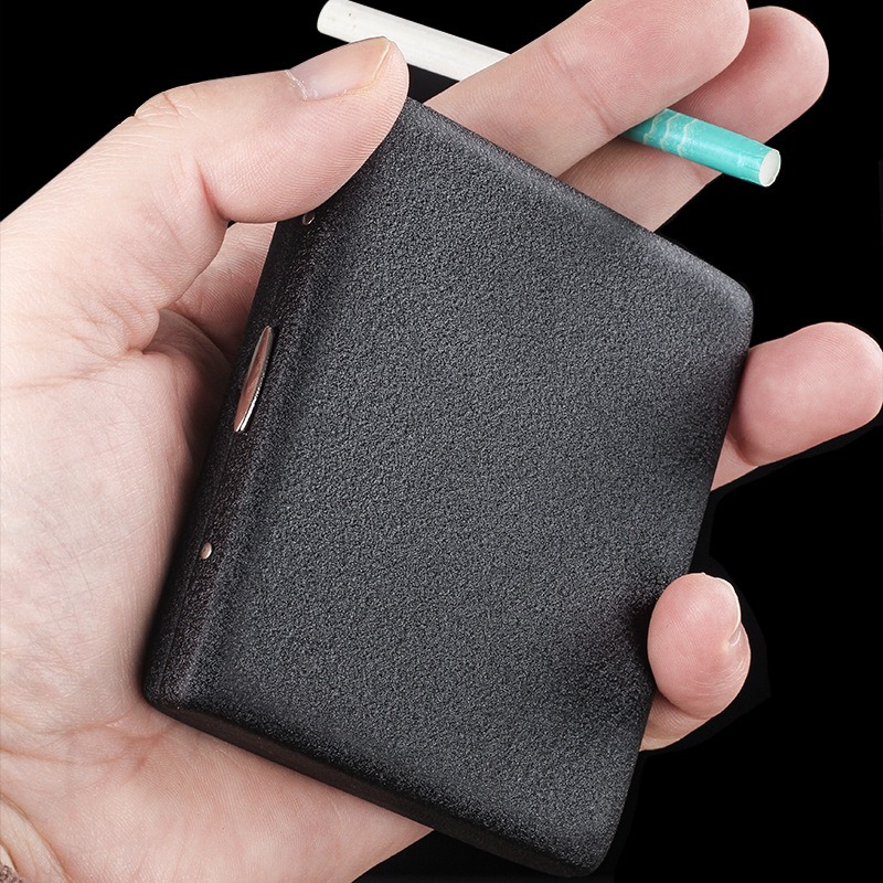 20개입 블랙 무광 금속 담배갑 휴대용 방수 담배 케이 - Smoking & Vaping Accessories 리뷰 및 가격