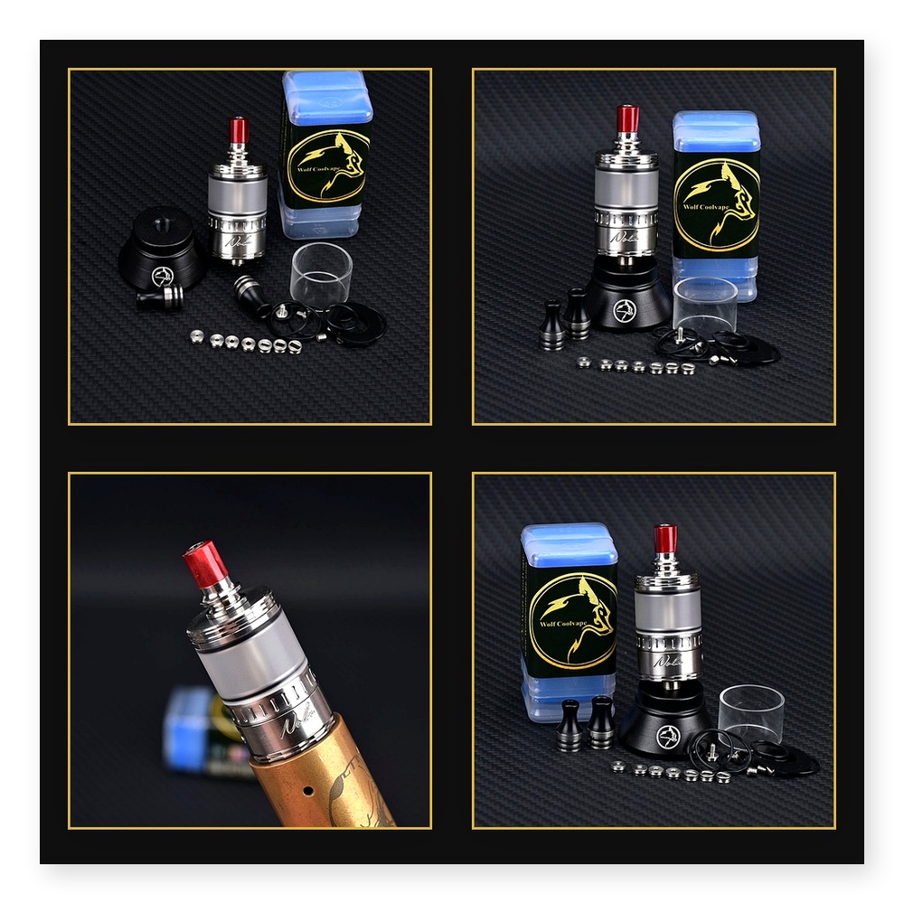 Wolfcoolvape NOLA RTA 3.2ml 재구 - Vaping Air 리뷰 및 가격
