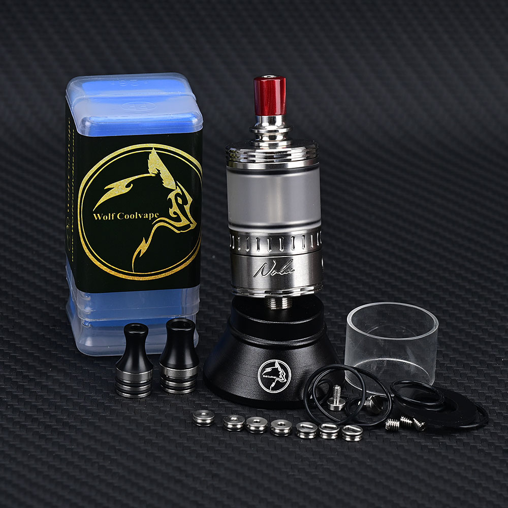 Wolfcoolvape NOLA RTA 3.2ml 재구 - Vaping Air 리뷰 및 가격