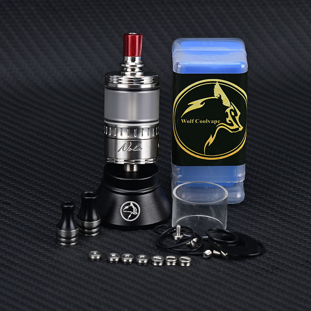 Wolfcoolvape NOLA RTA 3.2ml 재구 - Vaping Air 리뷰 및 가격