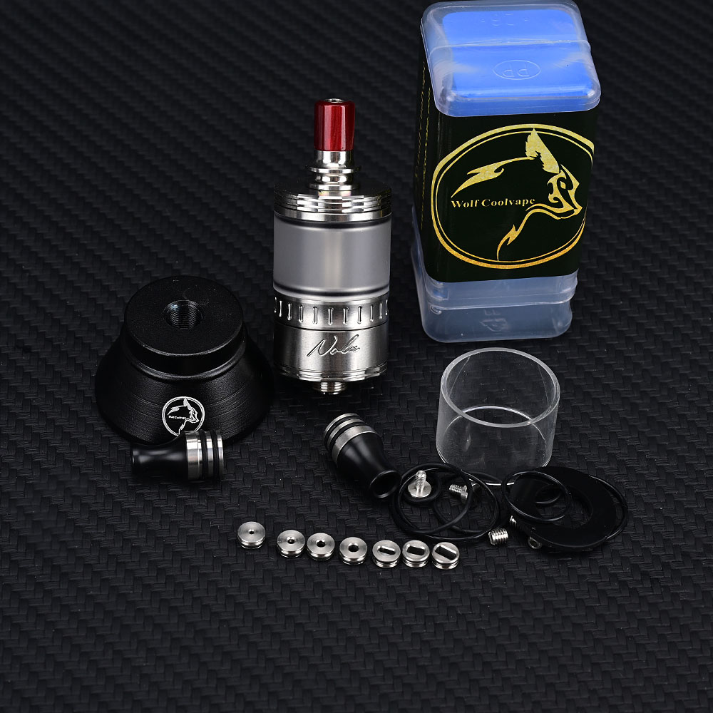 Wolfcoolvape NOLA RTA 3.2ml 재구 - Vaping Air 리뷰 및 가격